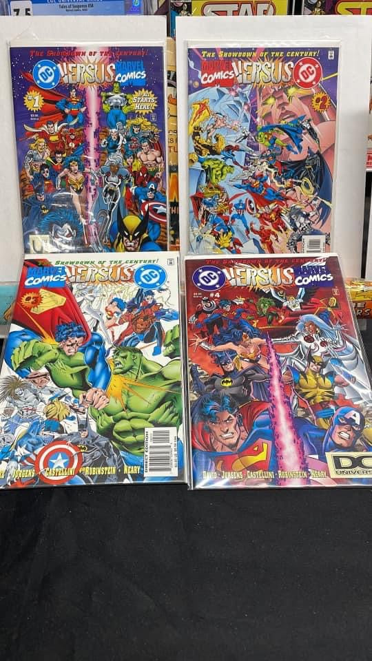 DC Versus Marvel #1-4 set, 1st App Of Amalgam Universe