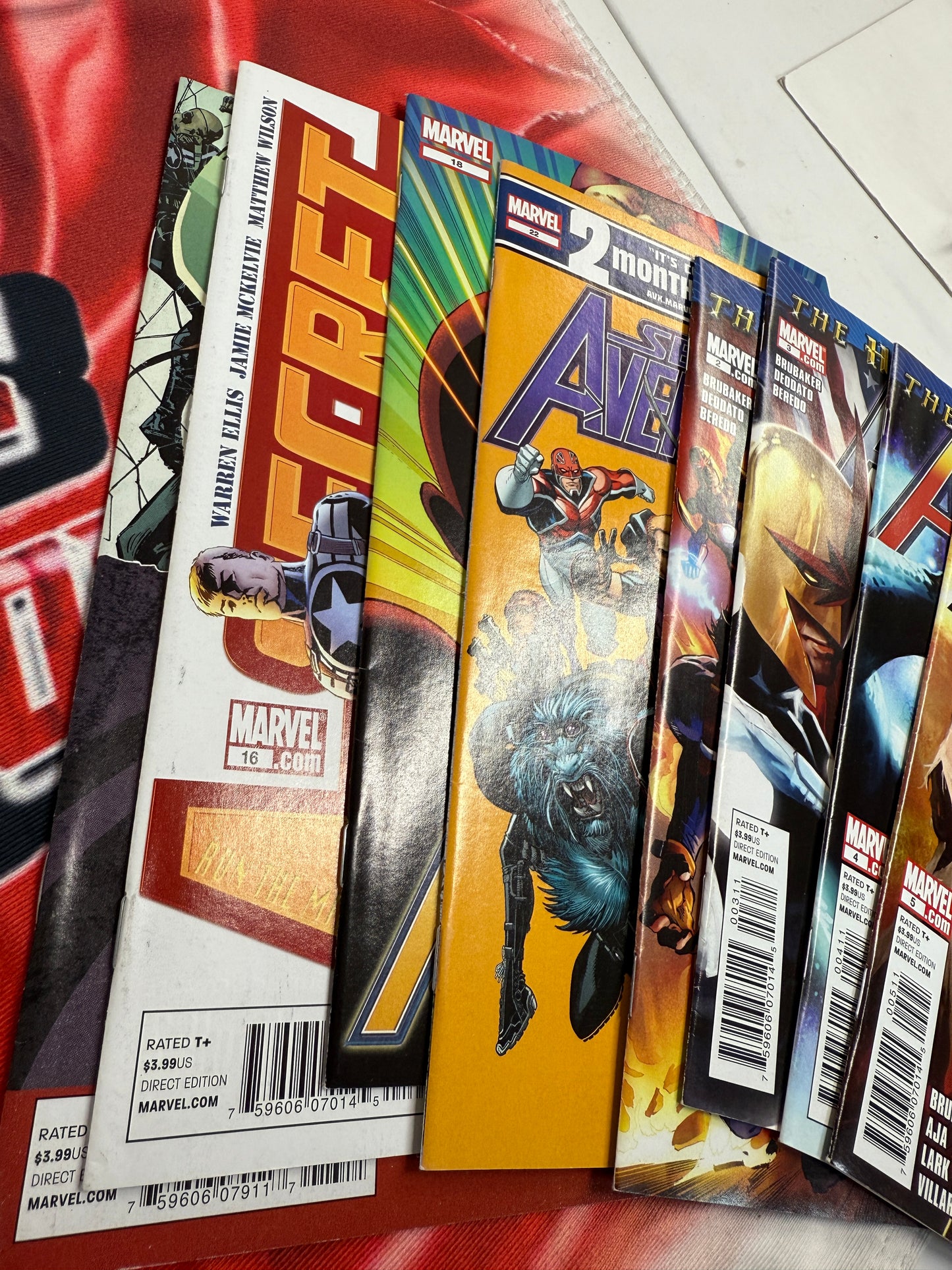 Secret Avengers Lot  #2,3,4,5,13,16,18,22 Marvel Comics 2010