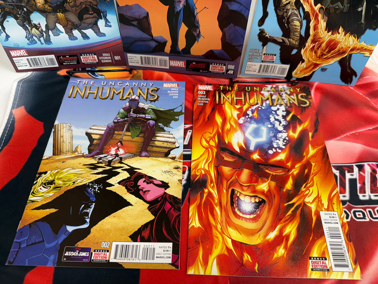 The Uncanny Inhumans #0,1,2,3 And Annual 1 Marvel Comics 2015/16