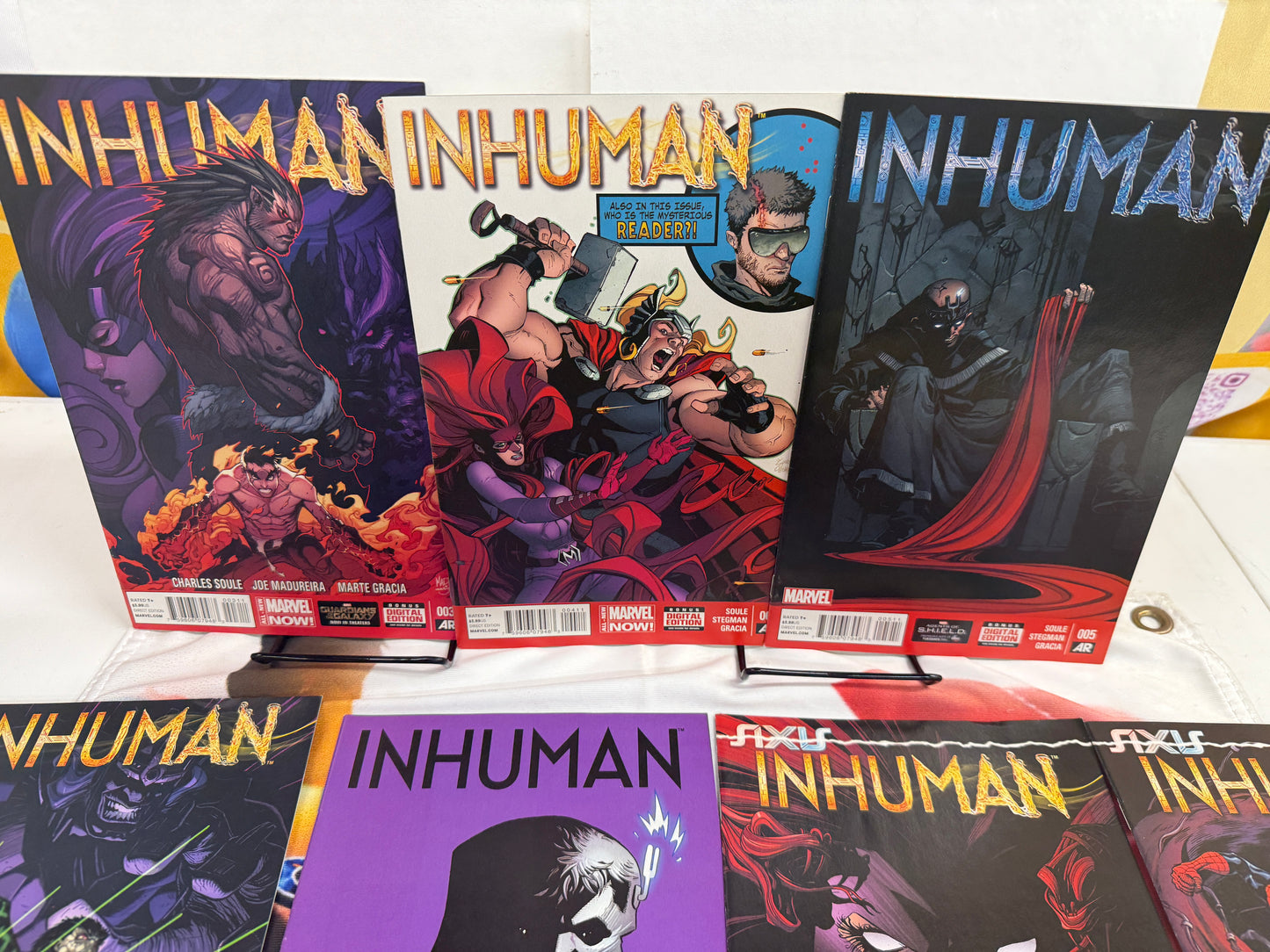 INHUMAN #3-6,8-14 Joe Madureira Battlechasers Lot Of 11 Books