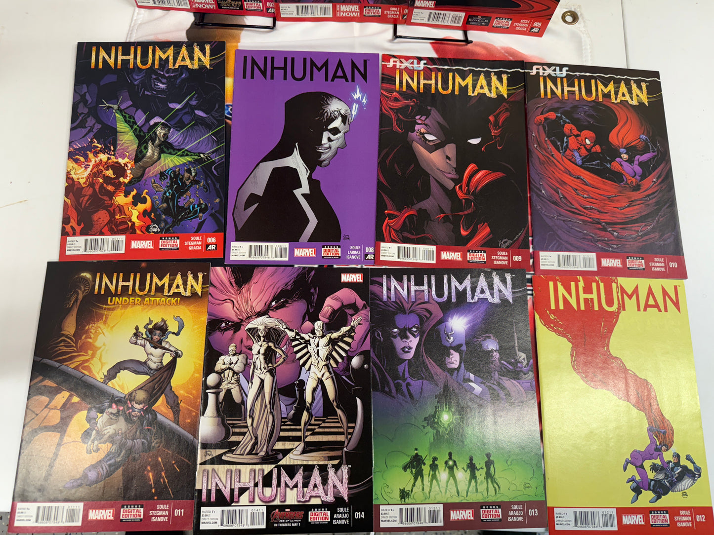 INHUMAN #3-6,8-14 Joe Madureira Battlechasers Lot Of 11 Books
