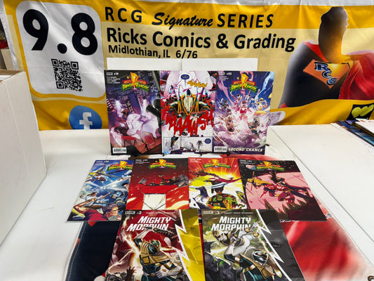 Mighty Morphin Power Rangers Mixed Lot of 9 Issues Boom Studios VF/NM  Nice