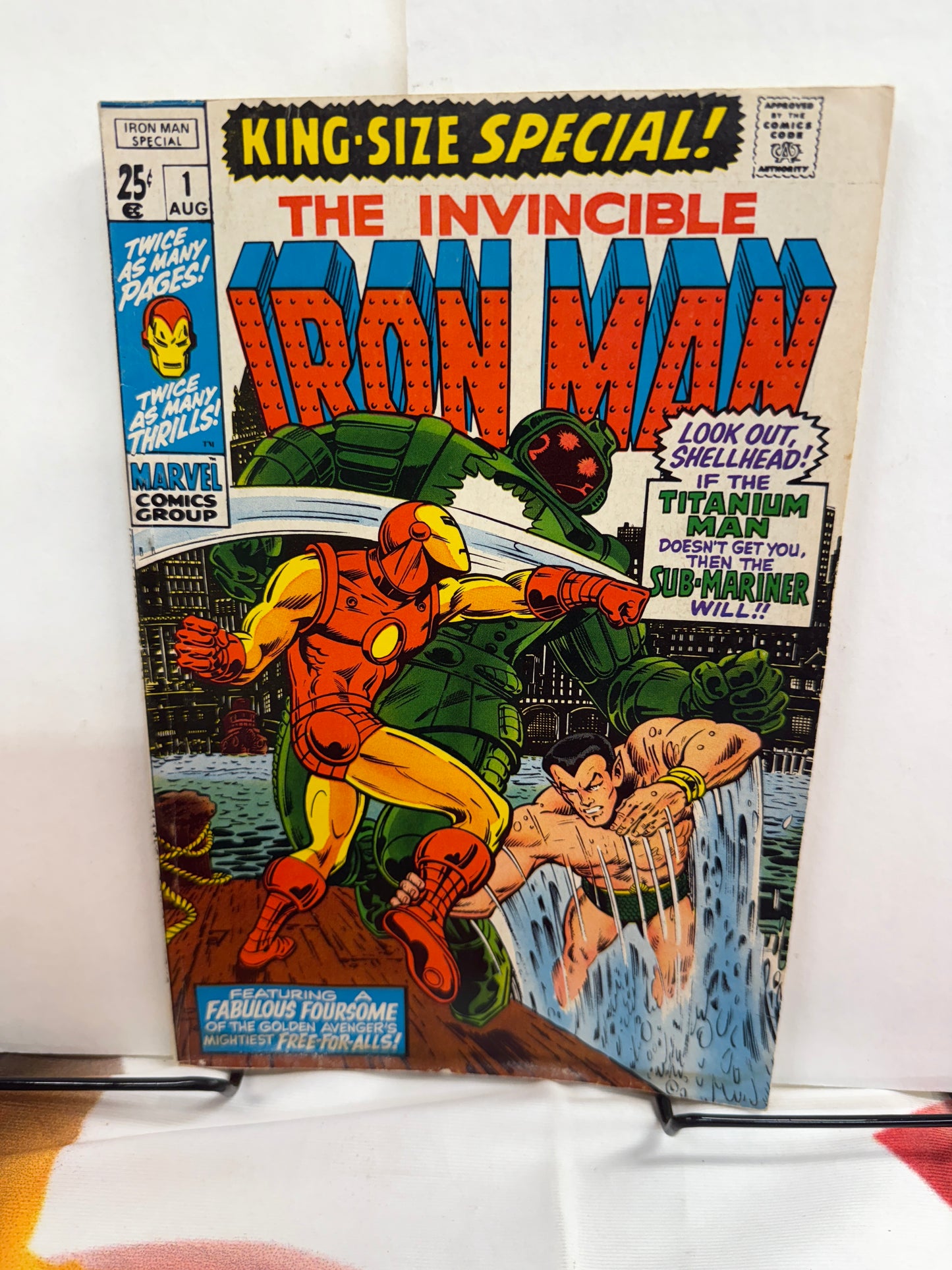 IRON MAN INVINCIBLE KING SIZE SPECIAL #1 AUGUST 1970