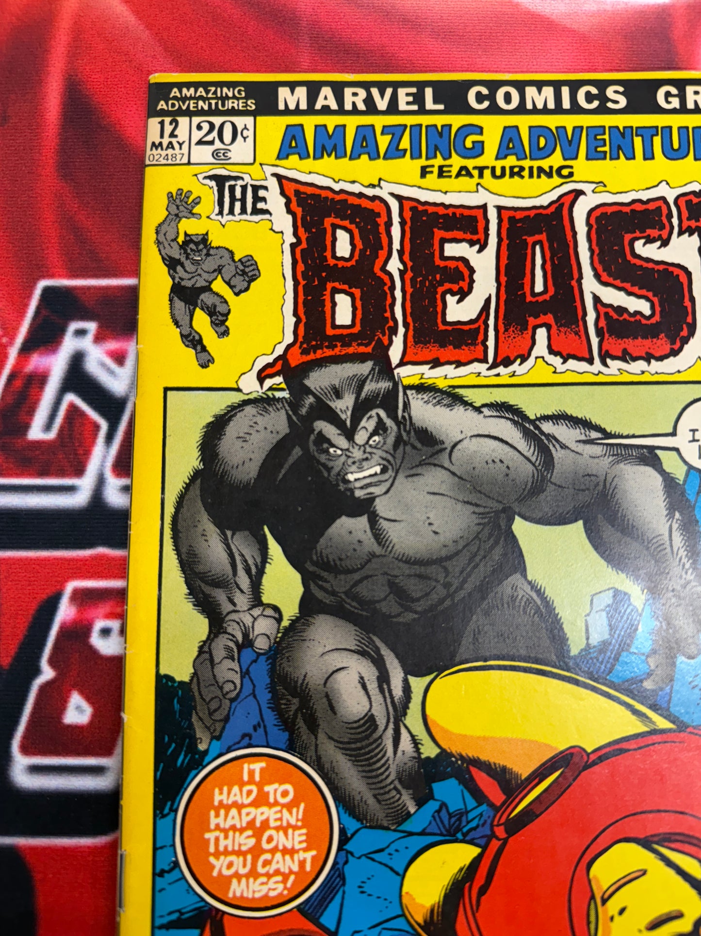 Amazing Adventures #12.  Marvel Comics May 1972. Amazing Beast cover!