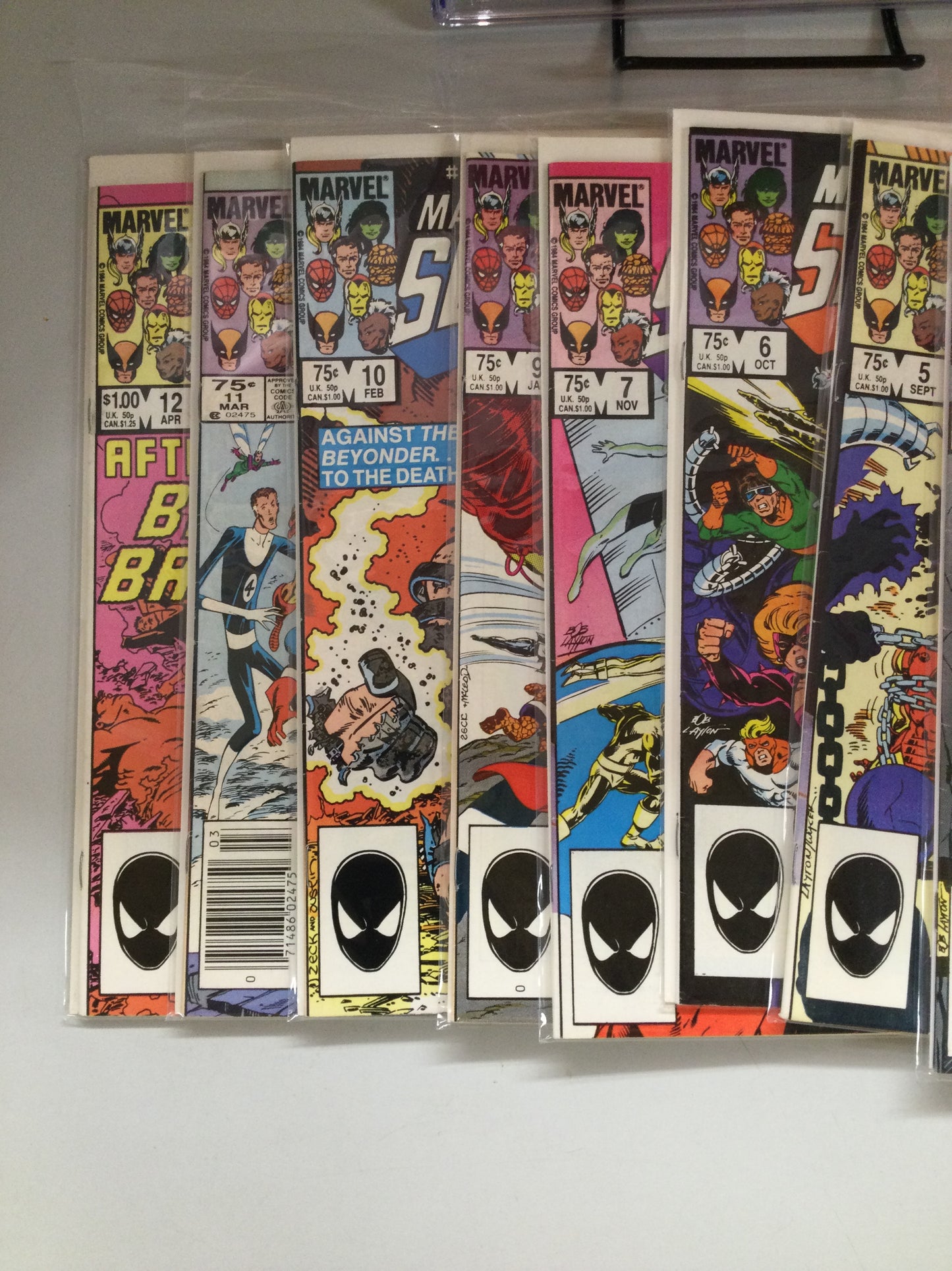 Marvel Super Heroes SECRET WARS 1-12 #8 8.0 CGC newsstand + Vol II 1-9 sets $425 Plus $15 shipping