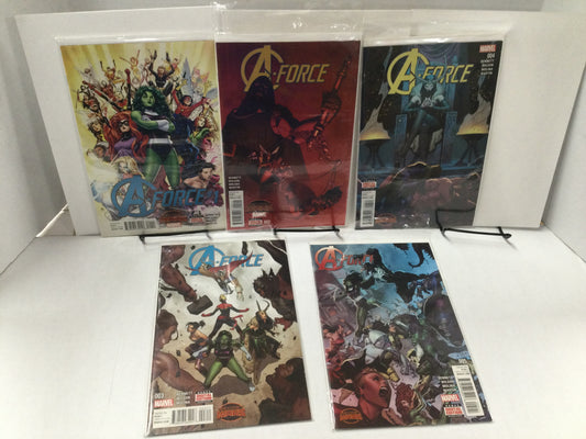 A-Force #1-5 & #1 vol 2 Marvel 2015 1st appearance of Singularity