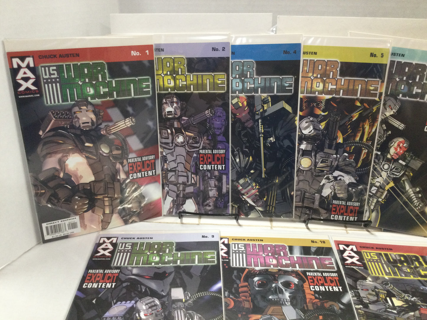 U.S. War Machine #1-12 - (missing #3 to complete the set) (Marvel/Max 2001)