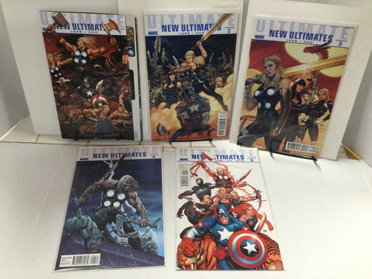 New Ultimates #1-5 COMPLETE SERIES SET - 2010 Marvel Comics - Loeb - Cho