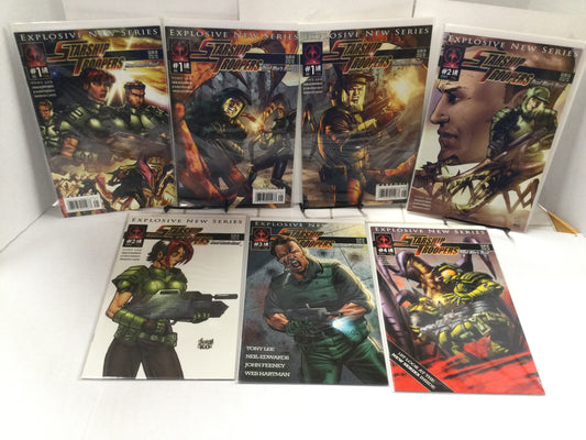 Starship Troopers Dead Man's Hand #1-4 (2006, Markosia) Complete Set, High Grade