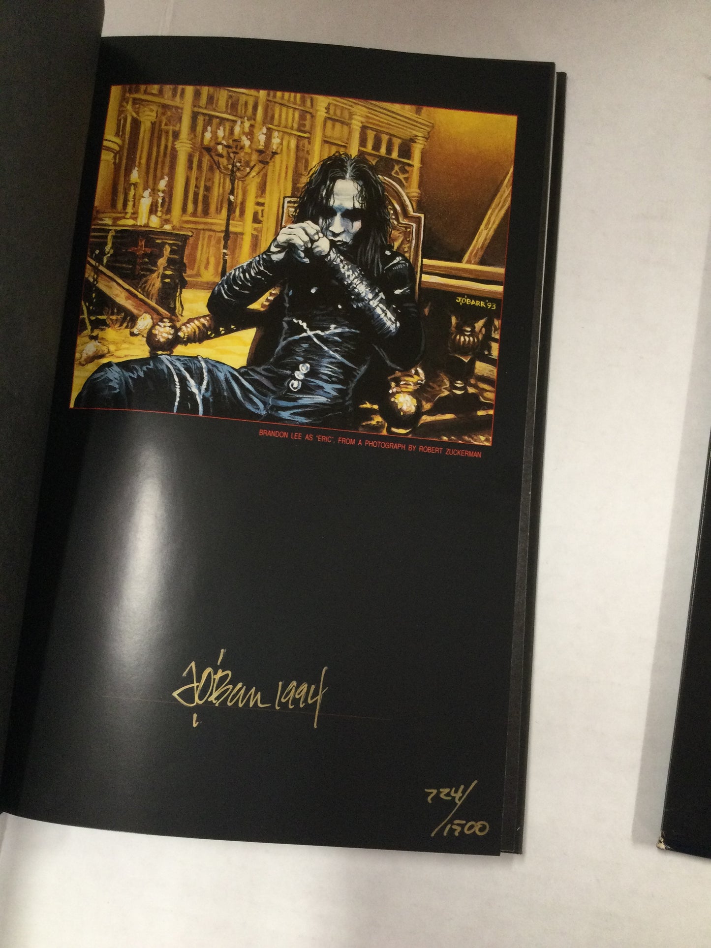 The Crow Signed Slipcase Set - HC, CD & Print -  Graphitti Designs, 724/1500 HTF