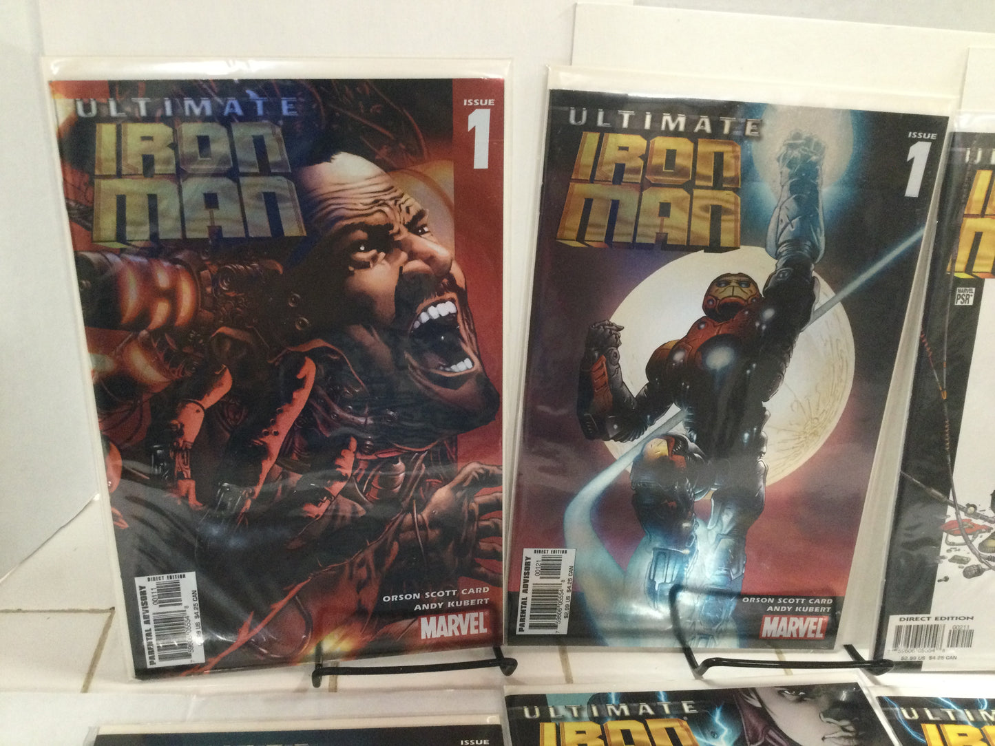 Ultimate Iron Man #1-5  Includes Red Foil #1 and vol 2  1-4 Marvel 2005