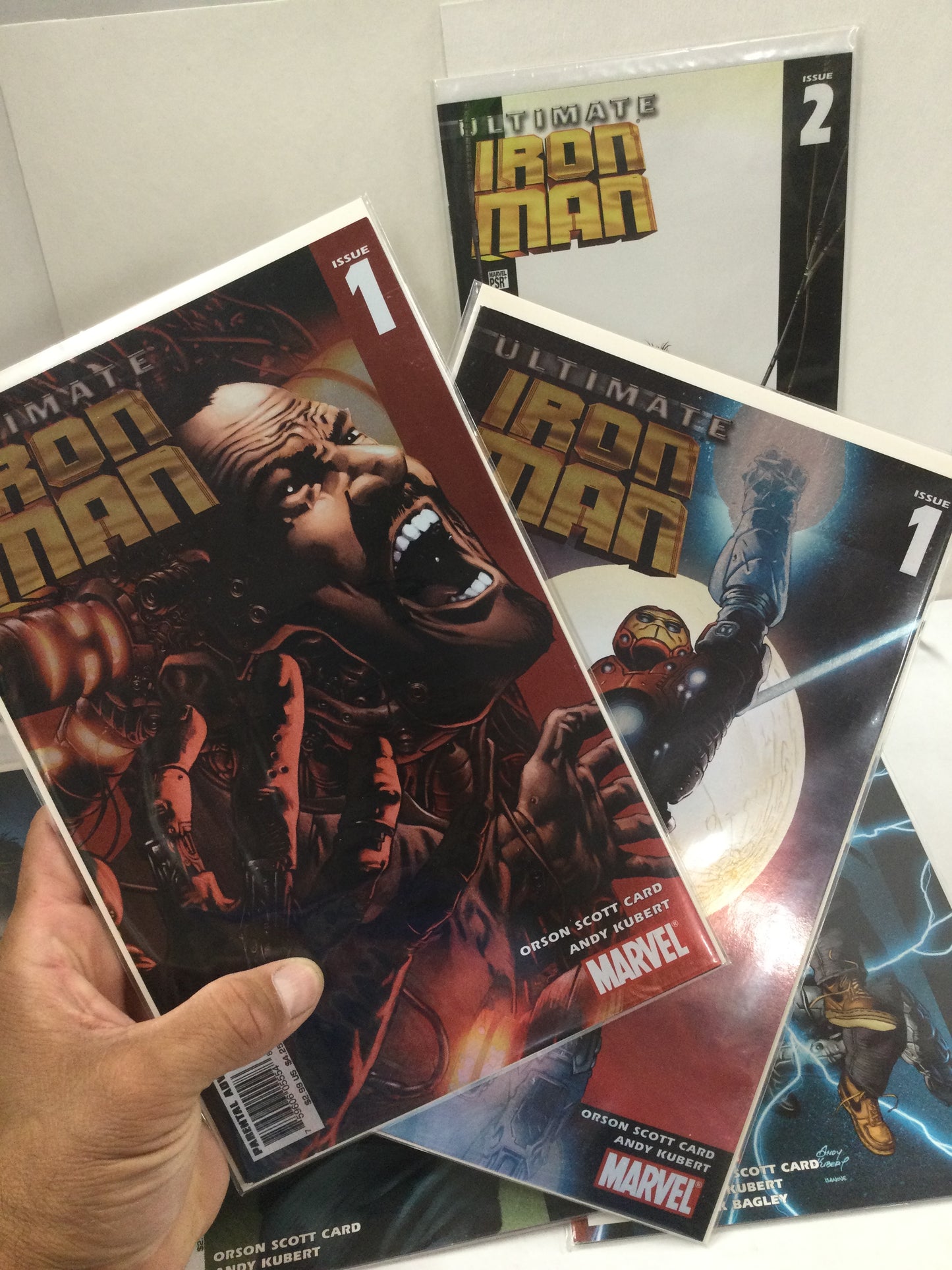 Ultimate Iron Man #1-5  Includes Red Foil #1 and vol 2  1-4 Marvel 2005