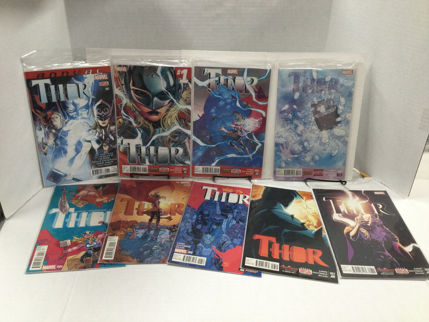 THOR VOL. 4 #1-8, ANNUAL #1- 1ST JANE FOSTER THOR VF/NM (2014) MARVEL