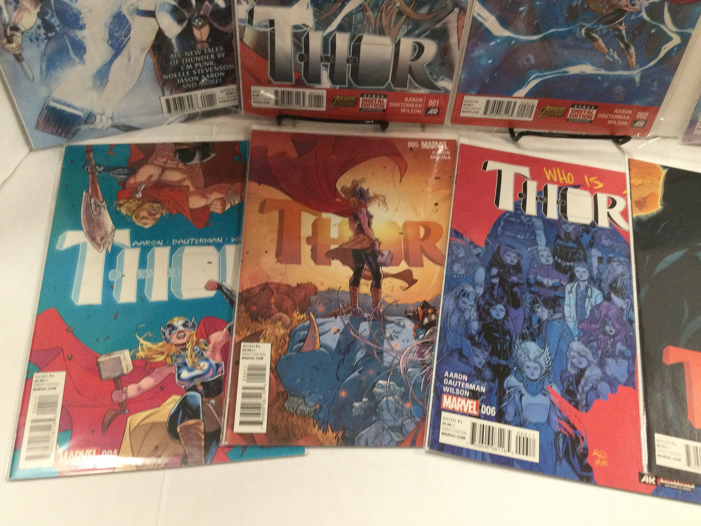 THOR VOL. 4 #1-8, ANNUAL #1- 1ST JANE FOSTER THOR VF/NM (2014) MARVEL