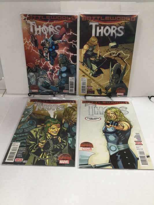 Thors Battleworld #1-4 Complete Marvel Secret Wars Set 2015 Beta Ray Bill