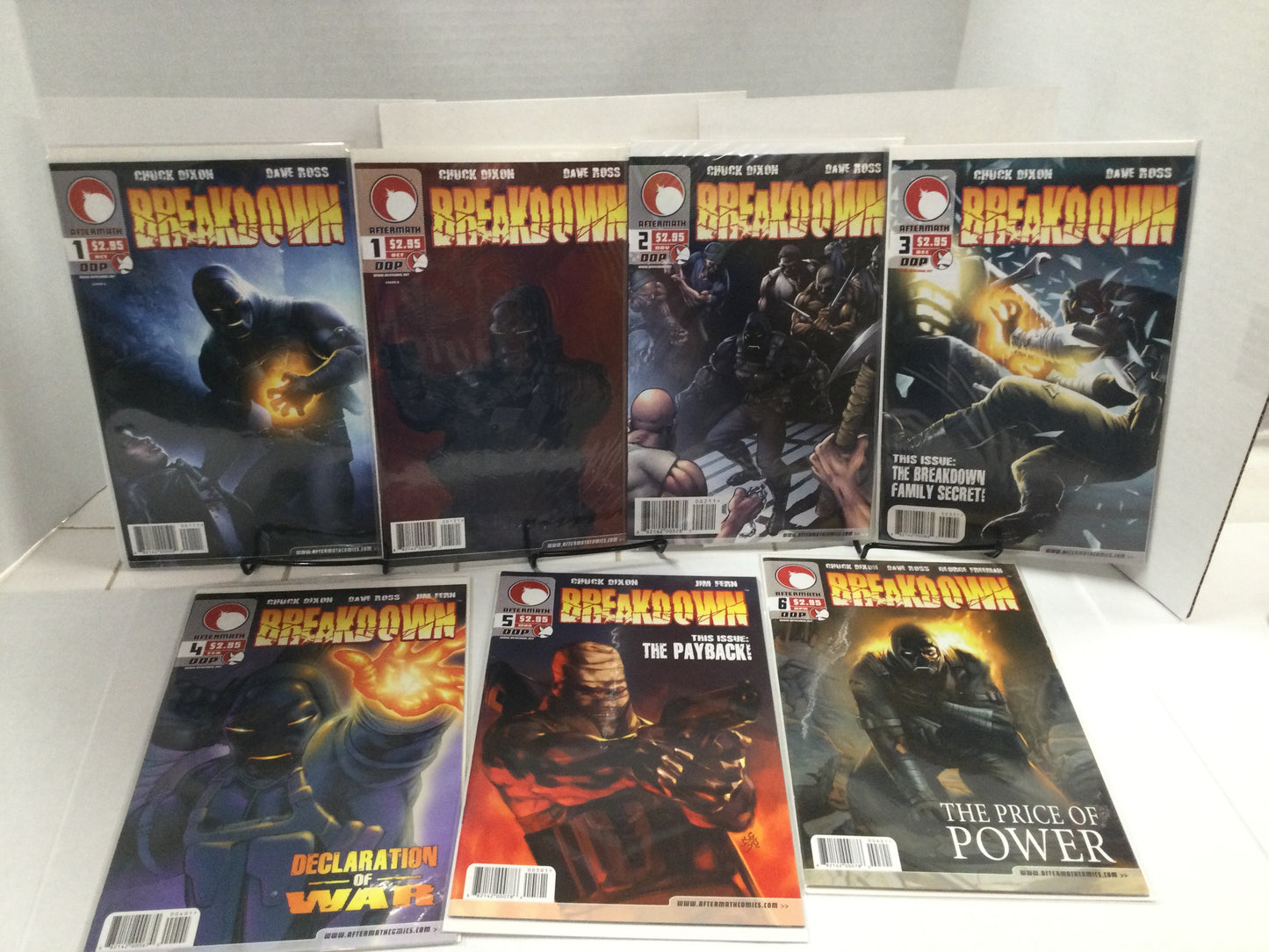 Breakdown #1-6 VF/NM complete series + leinil francis yu variant - chuck dixon