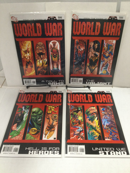 New 52 World War III / WWIII #1 - 4 (2007, DC) Complete Series/Set, High Grade