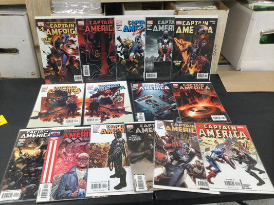 Captain America Brubaker Run #1-50 w/#6 1st Winter Soldier and #6 variant