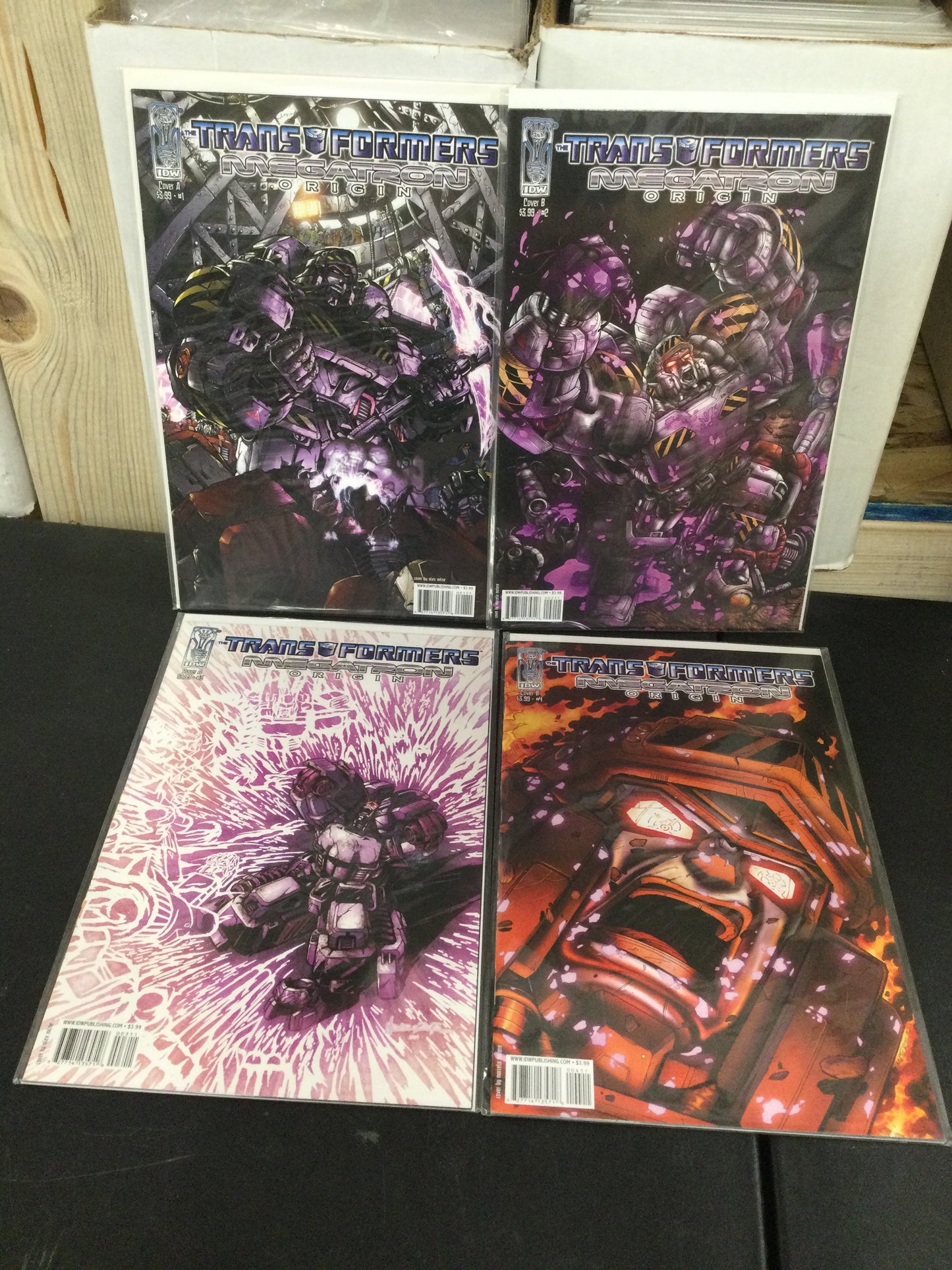 Transformers: Megatron Origins#1-4 of 4 (2007) Marcelo Matero Alex Milne Holmes