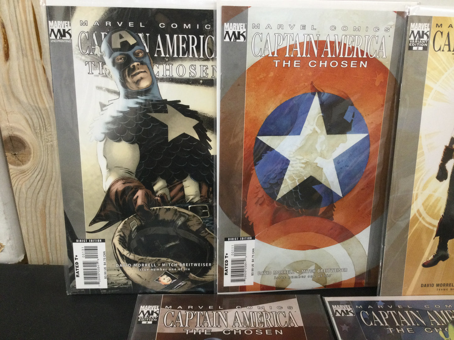 Captain America: The Chosen #1-6 Complete Set 2007 Marvel Comics with #1 variant