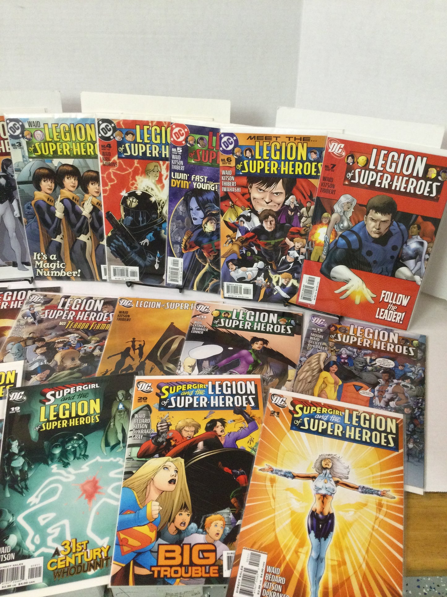 LEGION OF SUPER-HEROES 1-50 DC COMIC SET COMPLETE MARK WAID KITSON 2005