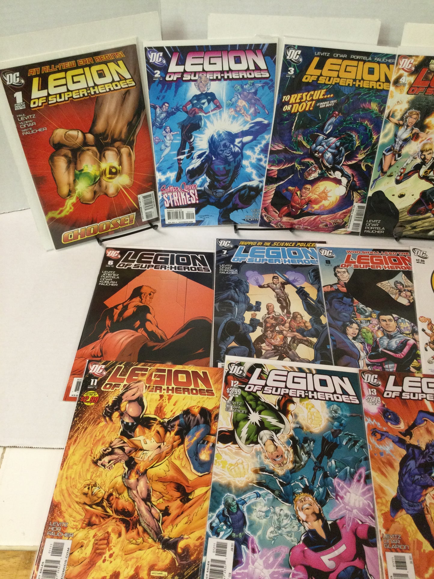 DC Legion of Super-Heroes #1-14 + #1 2011 Levitz