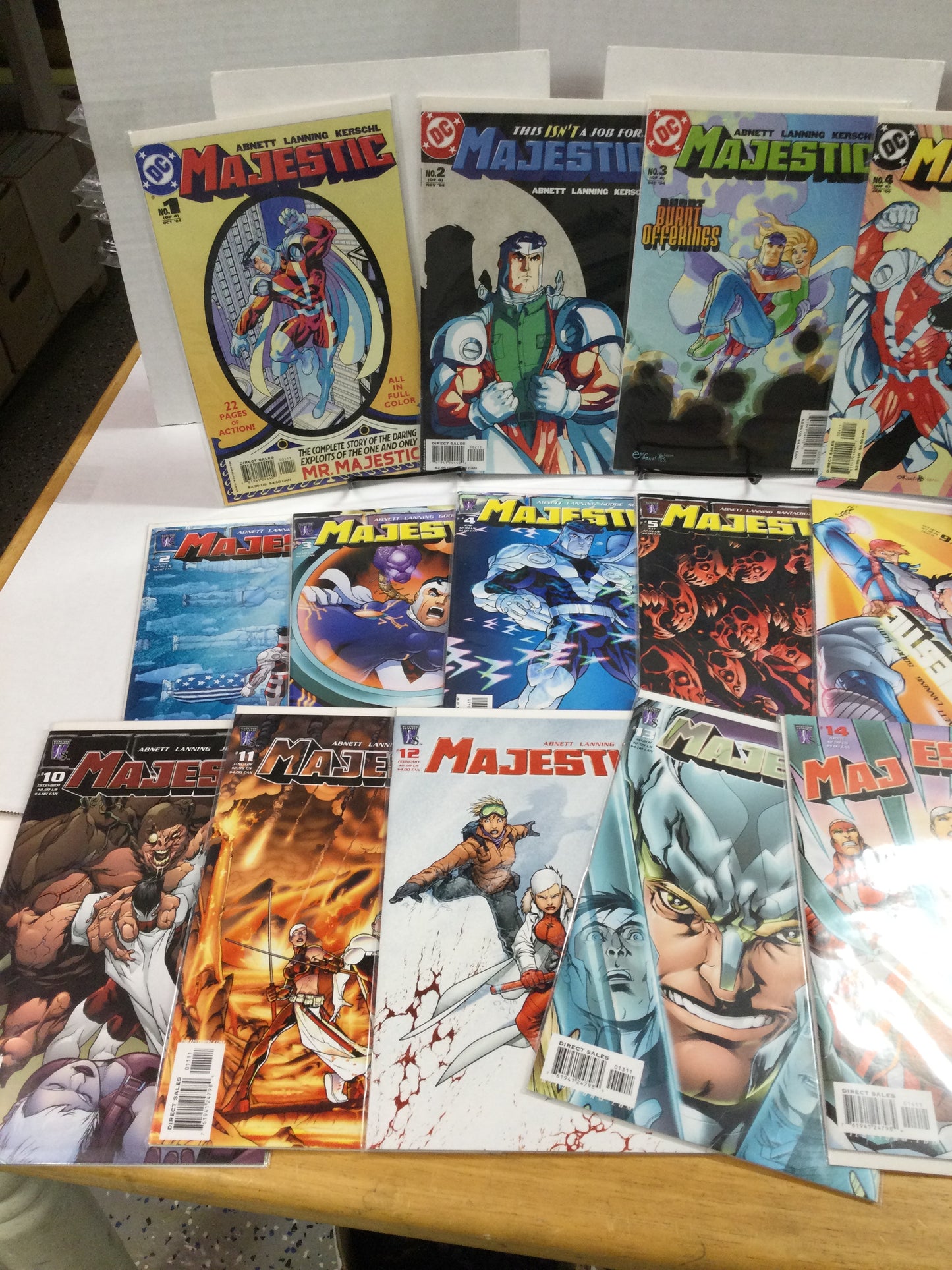 Majestic #1-4 + #1-17 High Grade NM Complete Series + Mini-Series