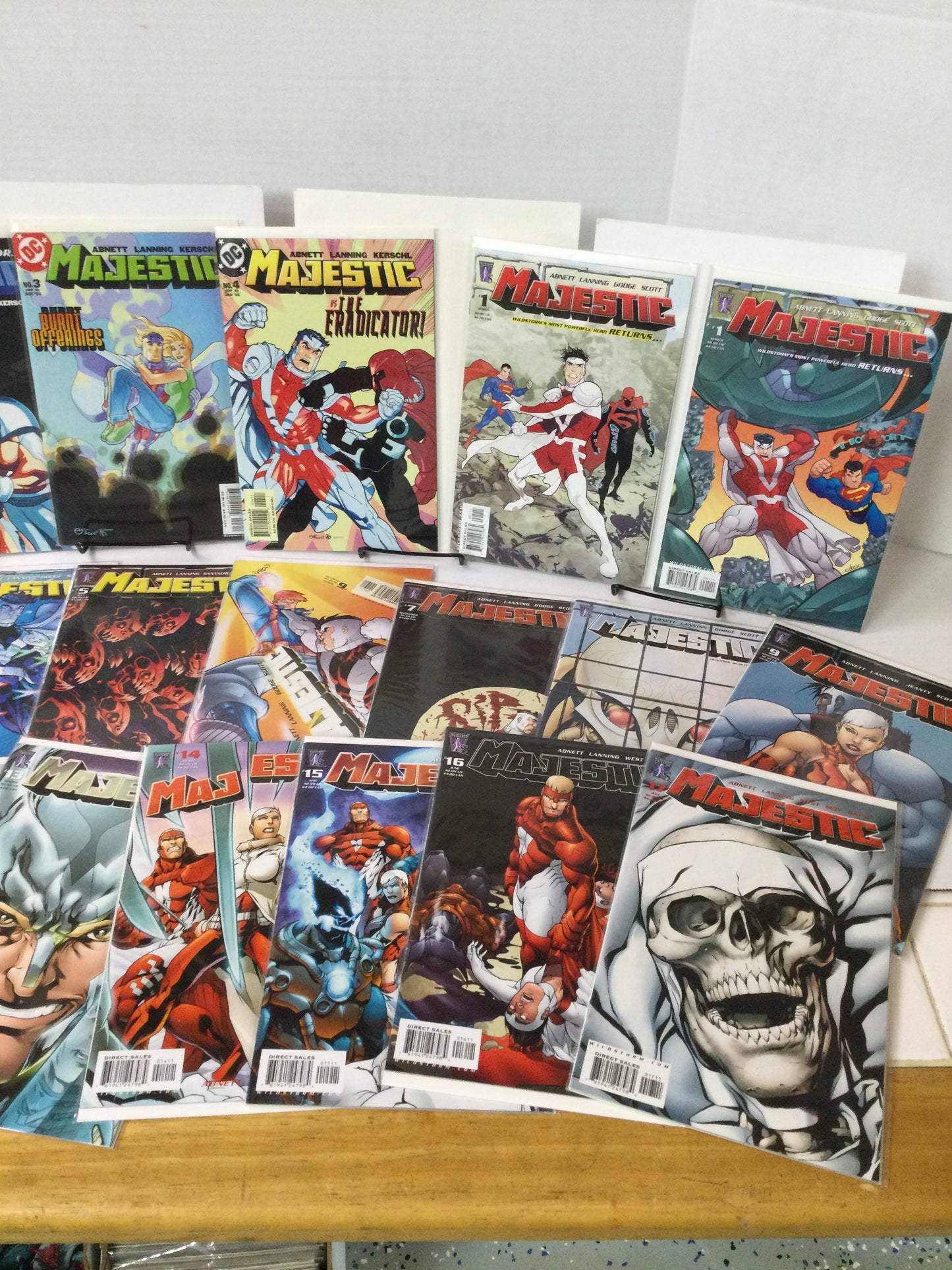 Majestic #1-4 + #1-17 High Grade NM Complete Series + Mini-Series