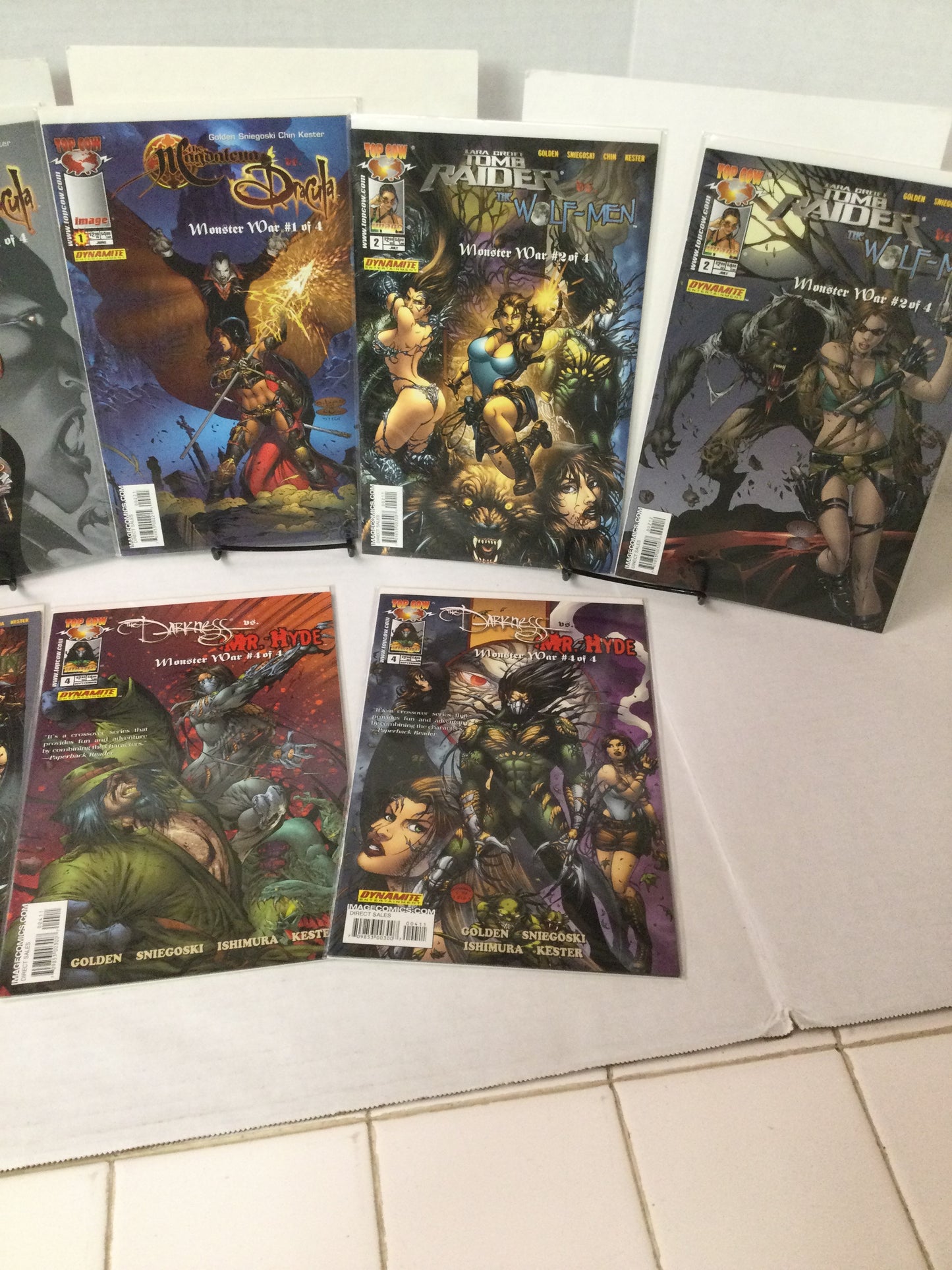 Monster War #1-4 Set with variants Magdalena Witchblade  Image Comics EBAS