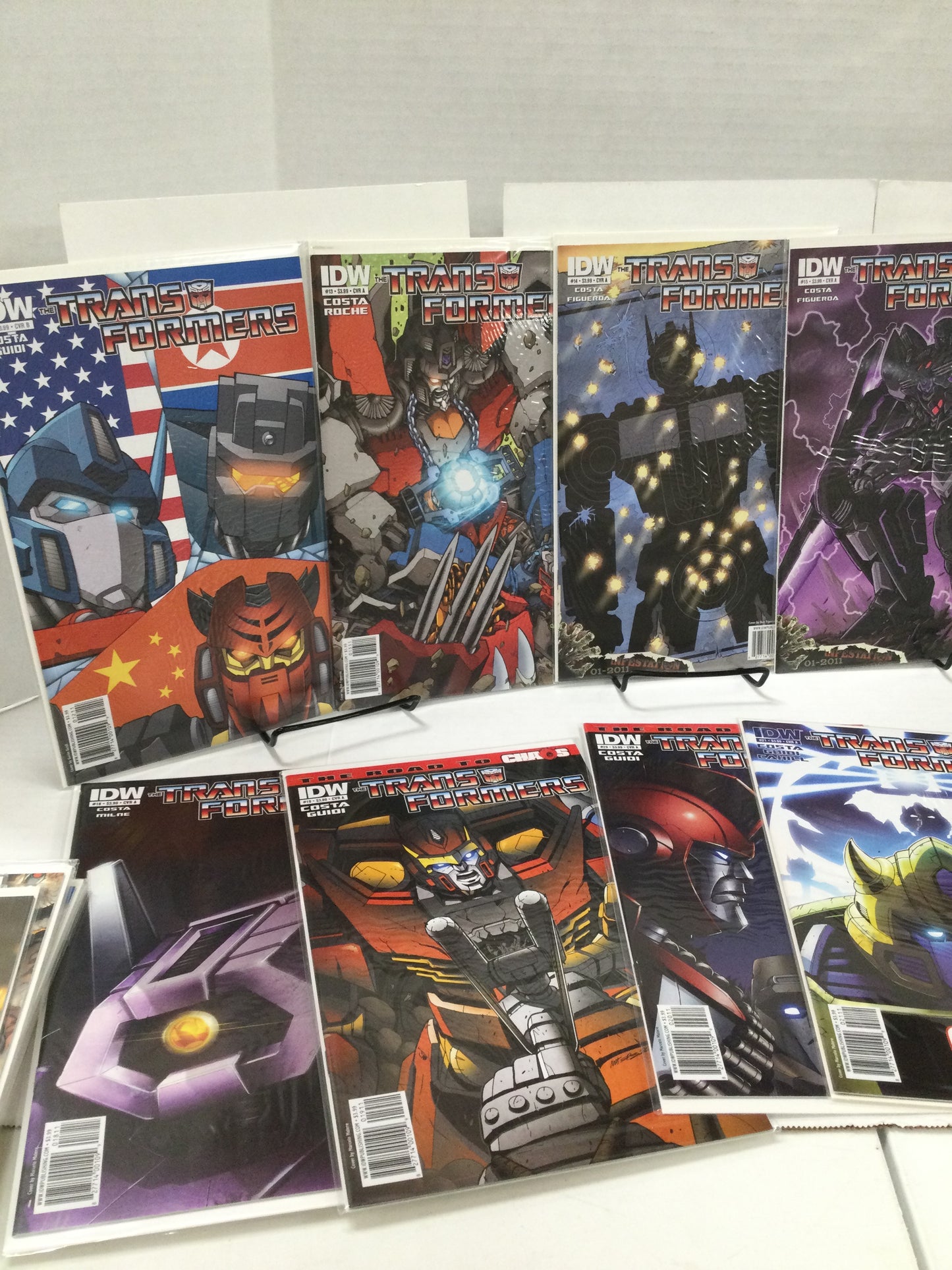 TRANSFORMERS 1-24 consecutive lot of 24 issues  Mike Costa IDW 2009