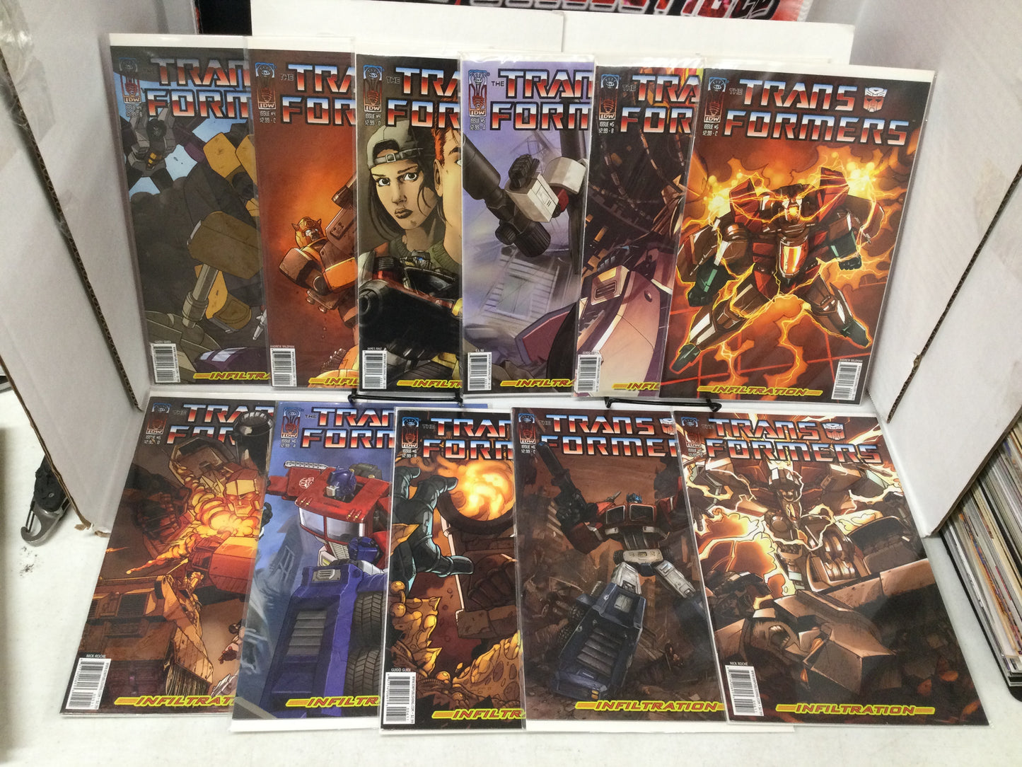 Transformers Infiltration Issues # 1-6 2006 IDW Publishing Simon Furman E. J. Su