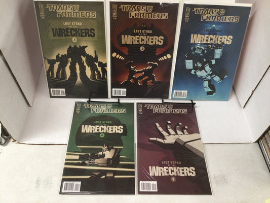 Transformers Last Stand Of The Wreckers #1 Set 1-5 all B covers IDW