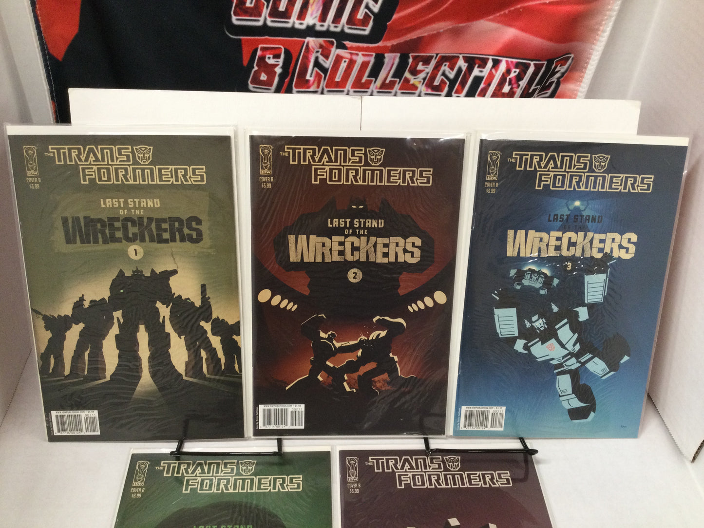 Transformers Last Stand Of The Wreckers #1 Set 1-5 all B covers IDW