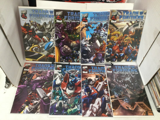 DW Transformers More Than Meets the Eye Official Guidebook 1-8 2003 LOT