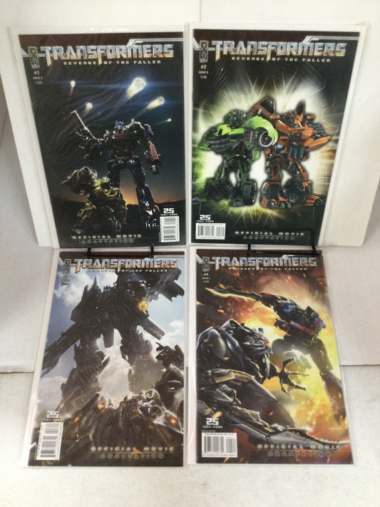 TRANSFORMERS: Revenge of the Fallen Official Movie Adaptation #1-4 complete run.