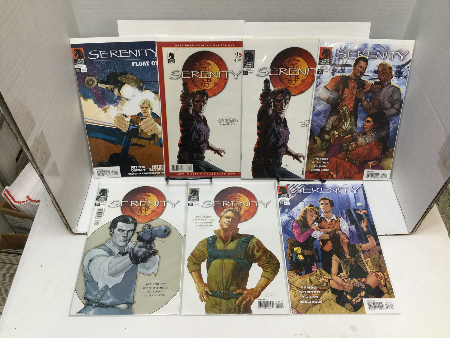 SERENITY #1 #2 #3 VARIANTS 7 COVERS + FLOAT OUT ONE-SHOT