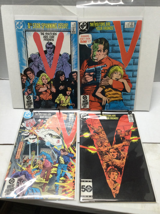 DC's V: The Visitors Are Our Friends, Lot. Issues 1-7 & 10