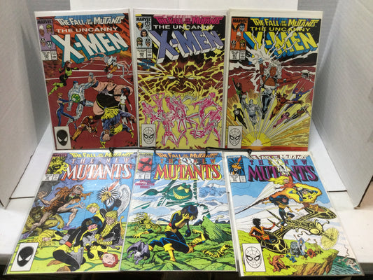 X-Factor 24/25/26 +Extras Fall of the Mutants Complete Set, Archangel, 12 issues