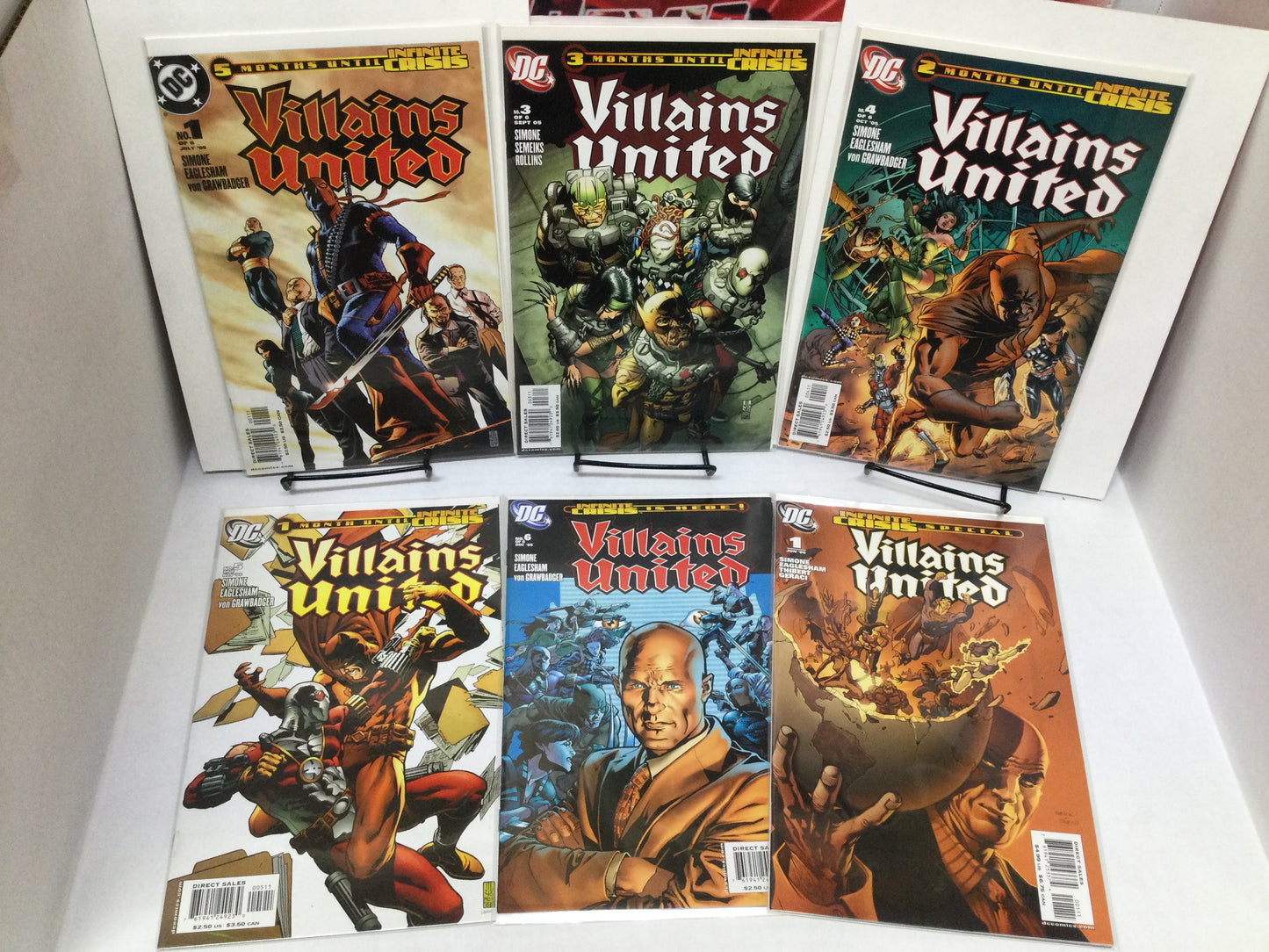 Infinite Crisis: Villains United #1-6 & special (missing #2)