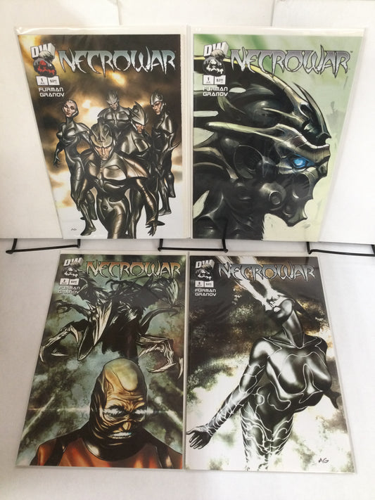 Necrowar #1-3 (& #1 variant)