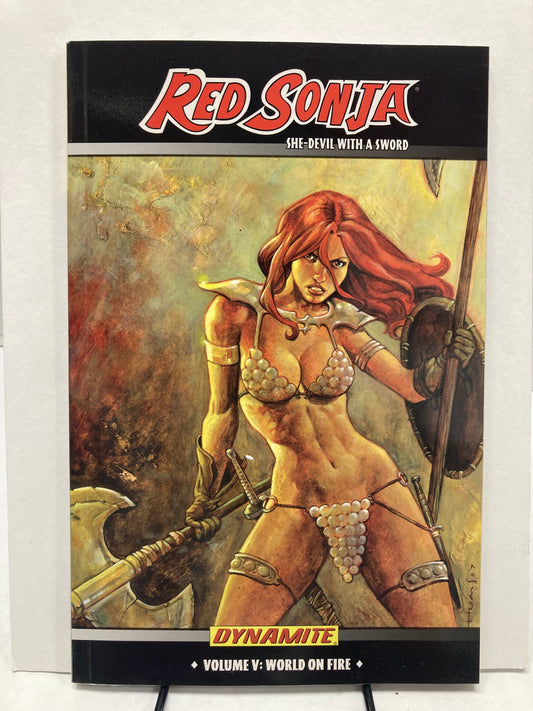 Red Sonja She-Devil With A Sword Volume 5: World On Fire Trade Paperback TPB