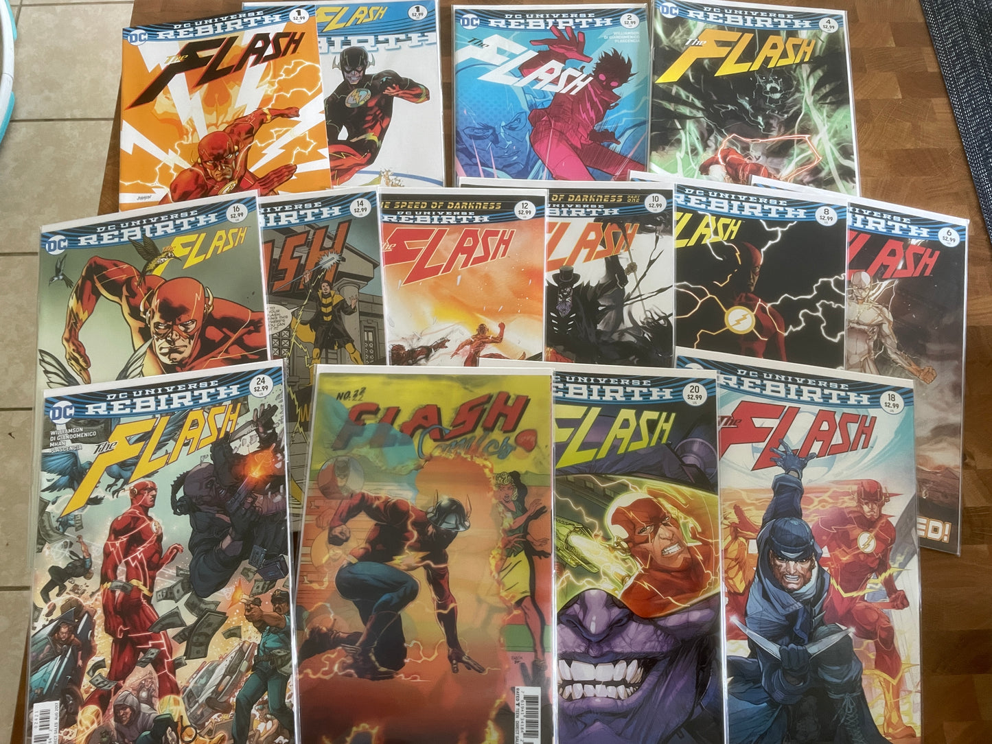 Flash DC Universe Rebirth comic lot 1-53 complete run