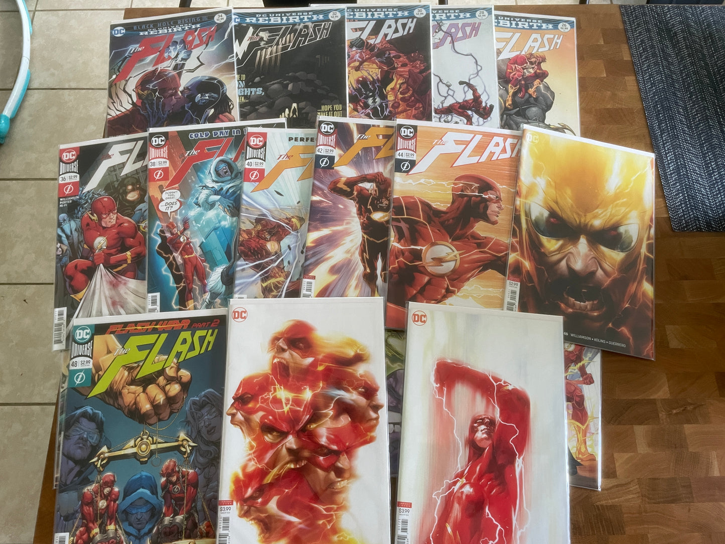 Flash DC Universe Rebirth comic lot 1-53 complete run