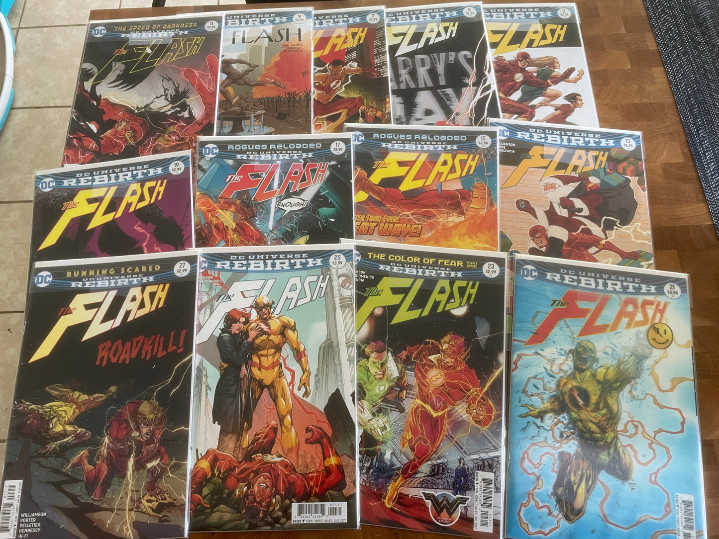 Flash DC Universe Rebirth comic lot 1-53 complete run