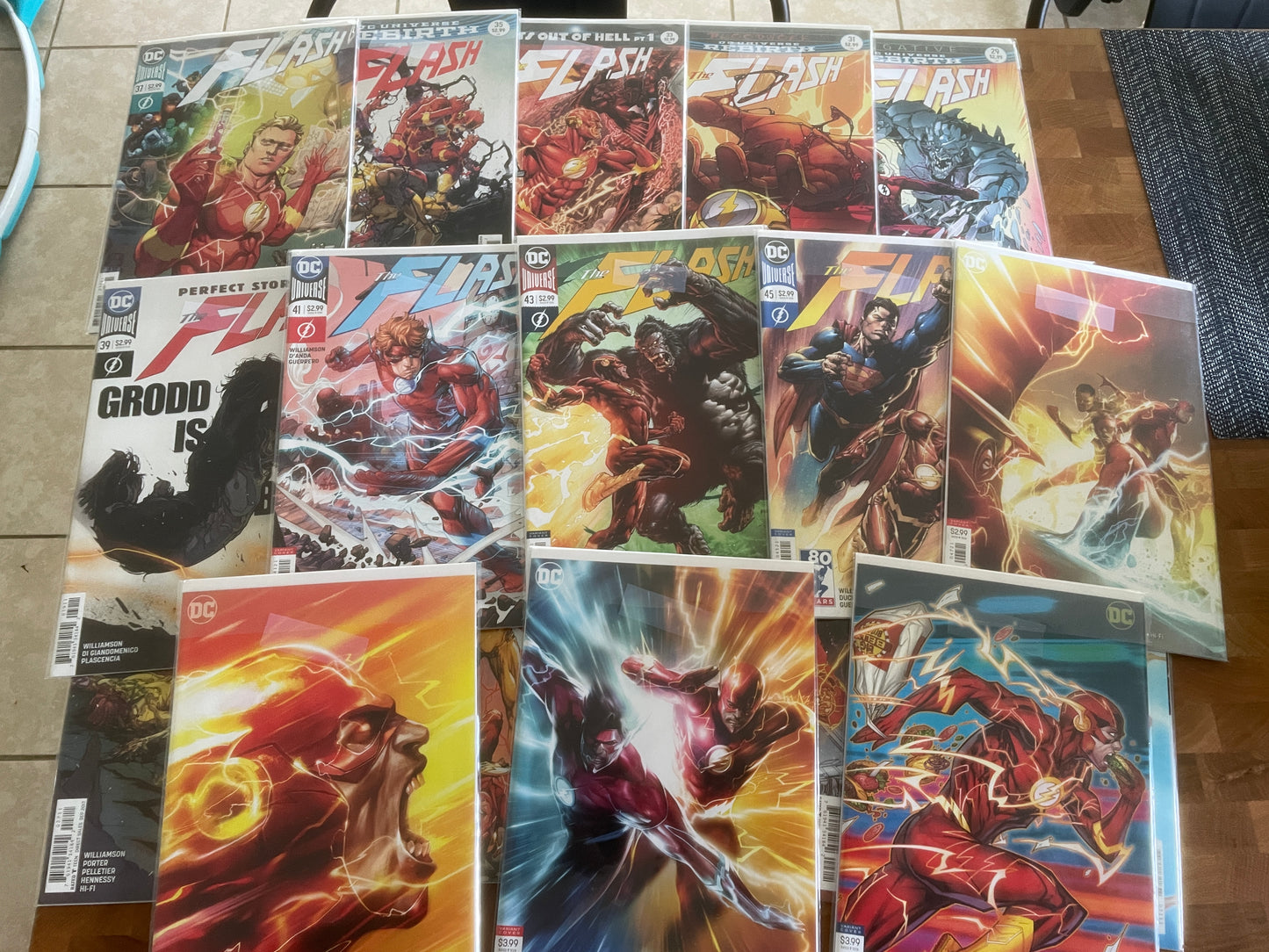 Flash DC Universe Rebirth comic lot 1-53 complete run