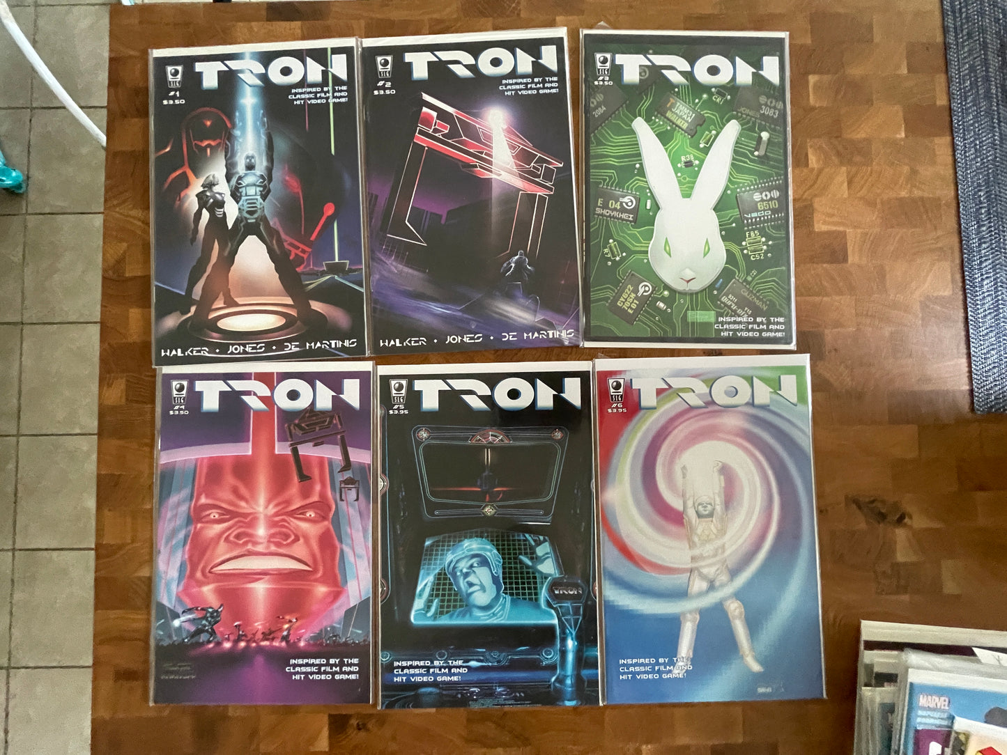 Tron #1-6 - Complete Run - SGL - 1st Appearance TRON - low print run