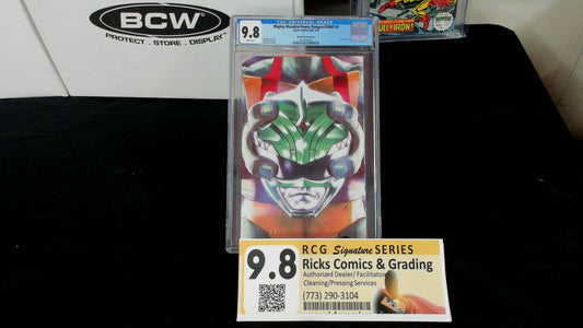 Mighty Morphin Power Rangers / TMNT #3 Virgin A variant CGC 9.8