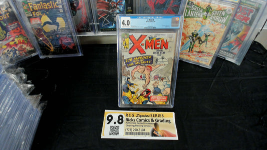X-MEN #6 CGC 4.0 Sub-Mariner cover & app! Jack Kirby cover & art! 1964