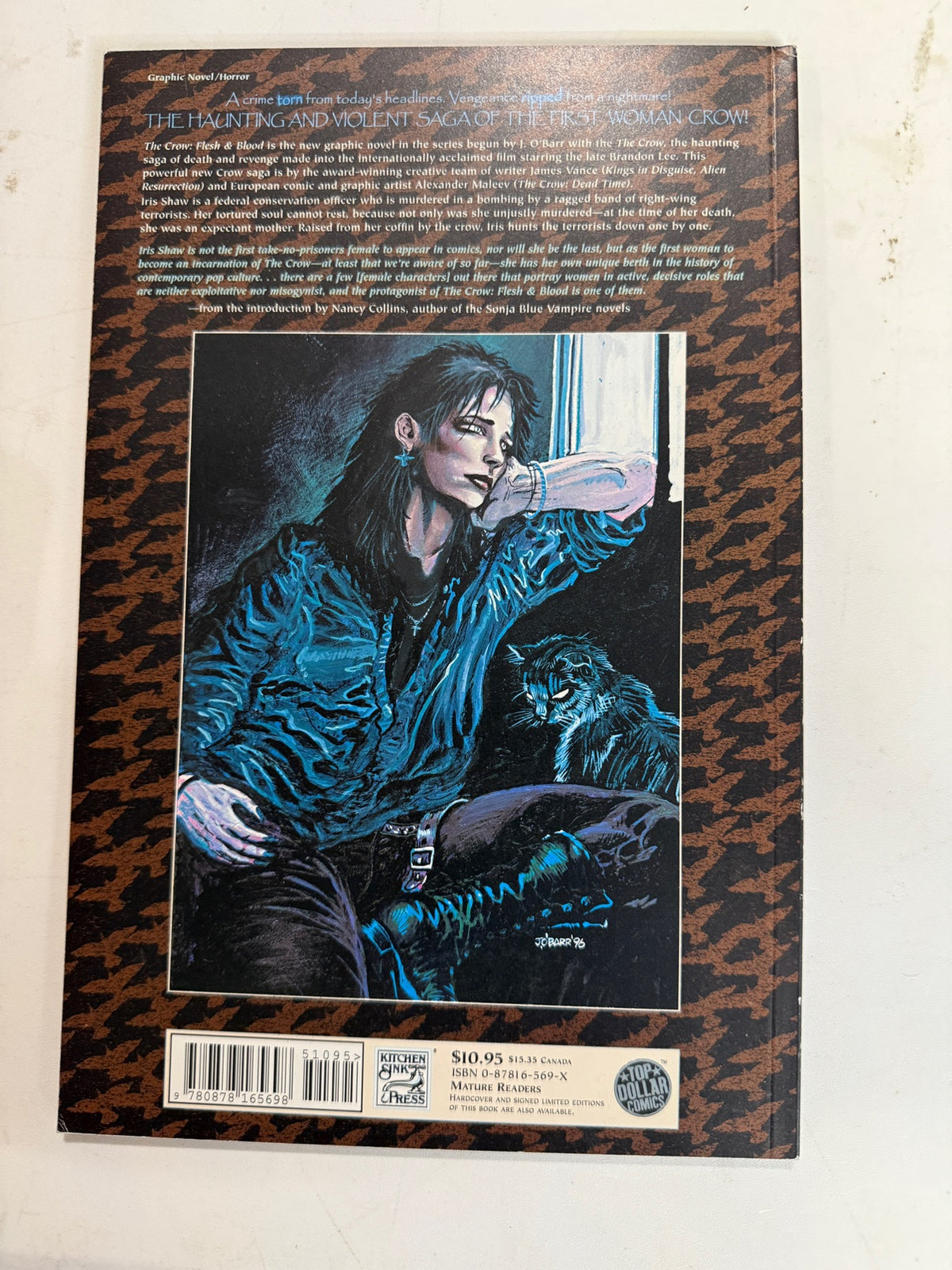 The Crow: Flesh & Blood (Trade Paperback) - back cover