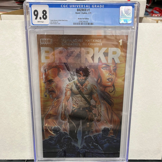 BRZRKR #1 Brooks Foil Edition CGC 9.8